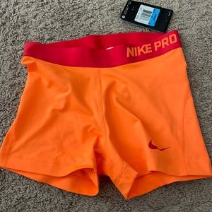 Nike orange shorts